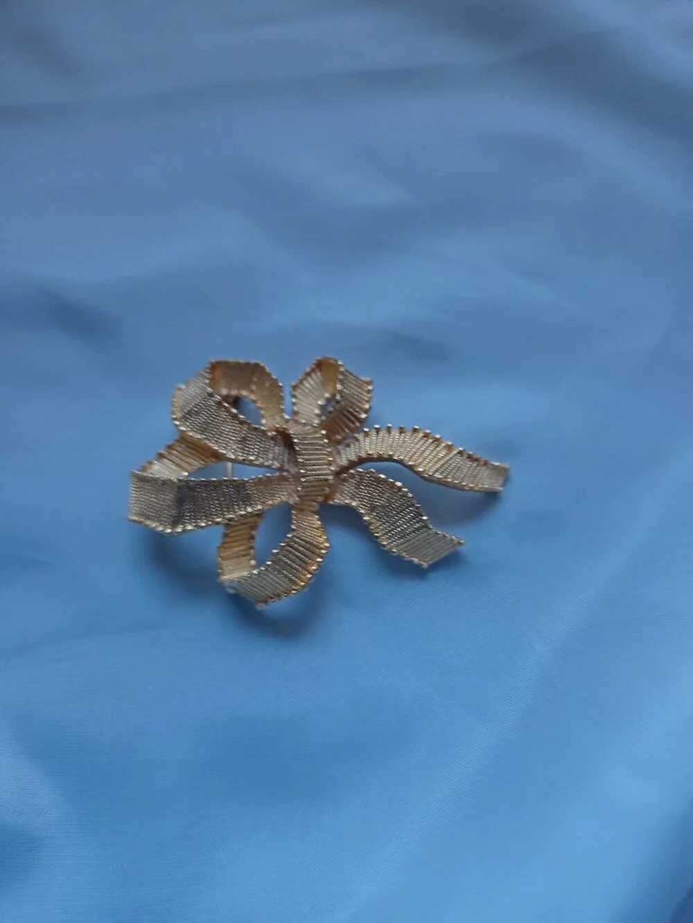 Crown Trifari Grosgrain Ribbon Brooch